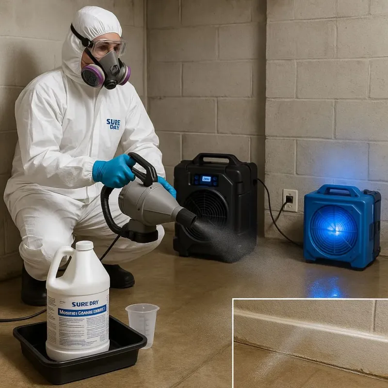 Sanitization and Odor Removal process in Carle Place, NY