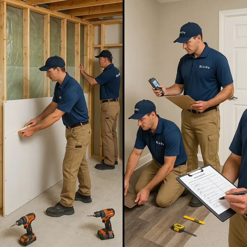 Repairs and Reconstruction process in Carle Place, NY